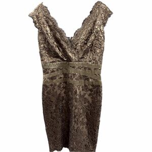 TADASHI SHOJI Lace Embellished Dress – Size 14‎